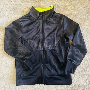 Boys Black Camo Track Jacket 🌟